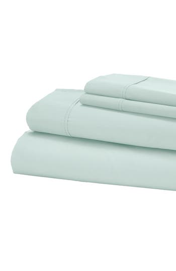 Modern Threads Solid 400 Thread Count Egyptian Cotton Sheet Set In Celery