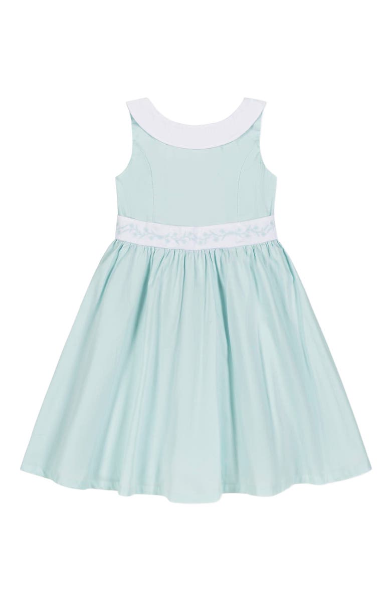 Hope 
Henry Girls
 Organic Sateen Party Dress, Kids, Alternate, color, Pale Green