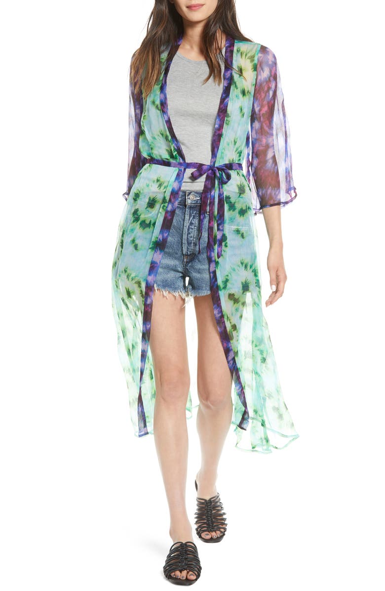 New Friends Colony NFC Juliette Tie Dye Duster, Main, color,