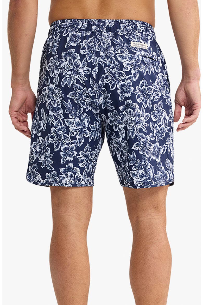 The Anchor Swim Trunks, Alternate, color, NAVY BOTANICAL