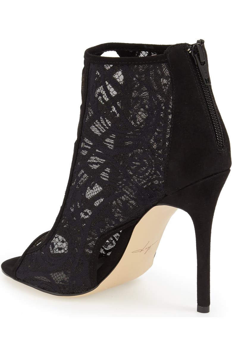 Daya by Zendaya 'Angus' Lace Open Toe Bootie, Alternate, color,