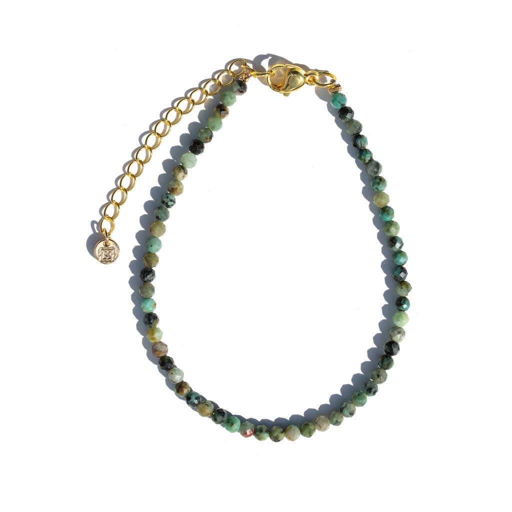 Ki-ele Farrah Petite African Turquoise Beaded Bracelet