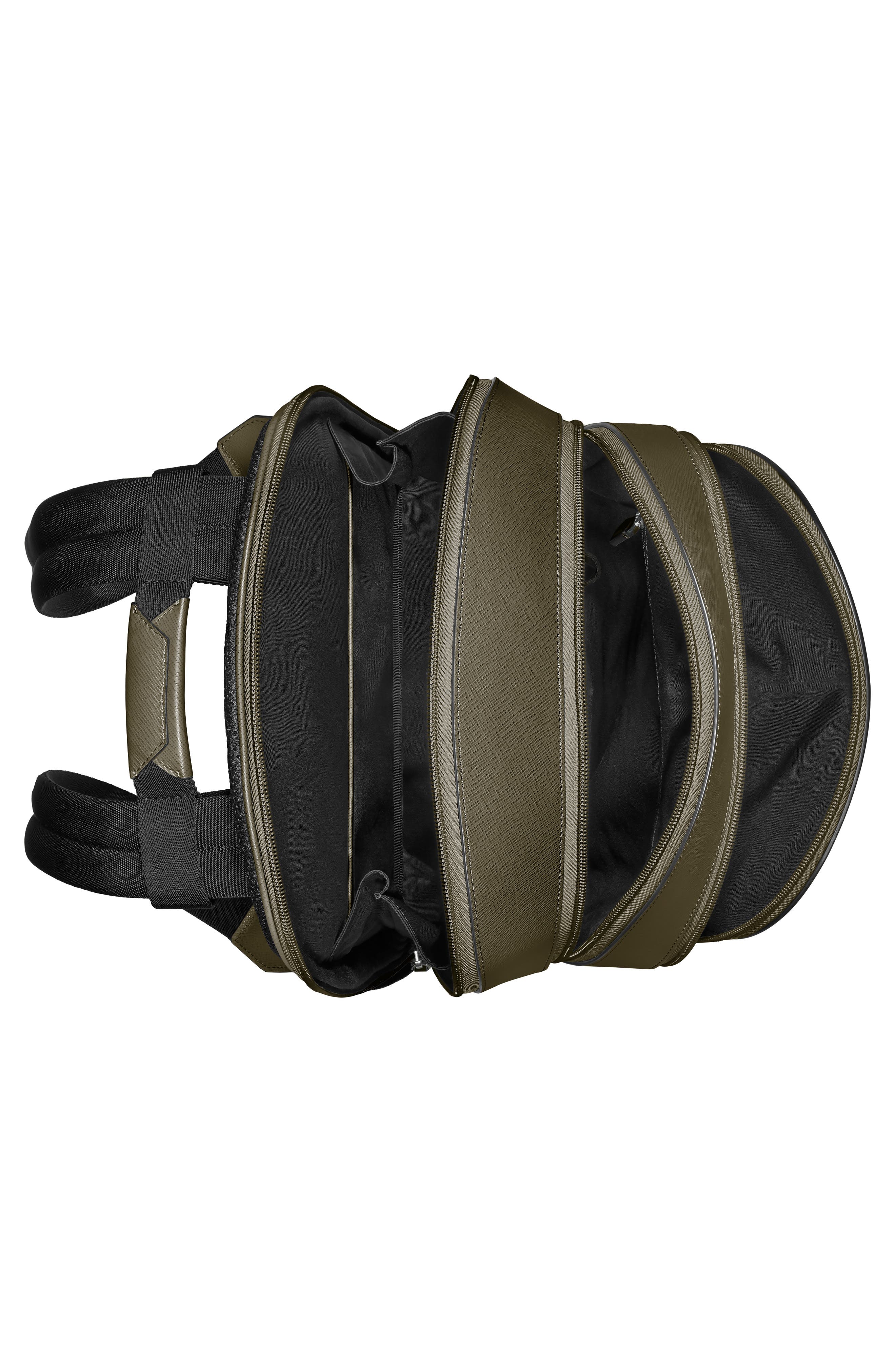 Montblanc Sartorial Leather Backpack, Alternate, color, 