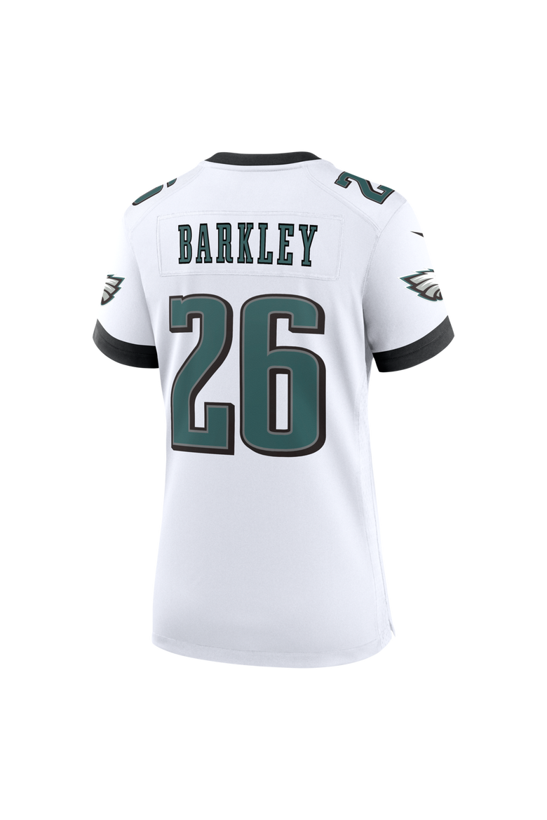 Women's Nike Saquon Barkley  White Philadelphia Eagles Game Jersey, Alternate, color, White