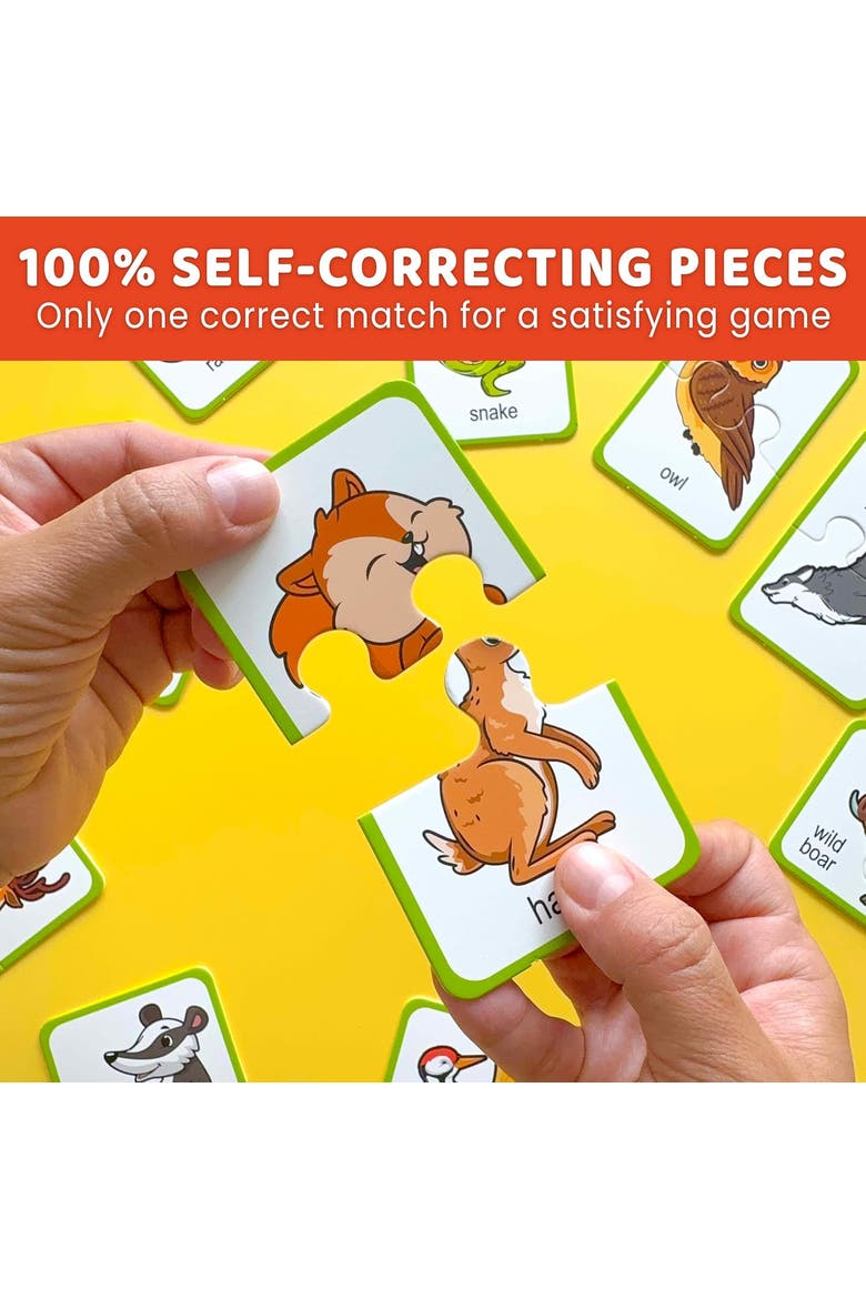 Memory Matching Puzzle Set for Toddlers, Alternate, color, Forest