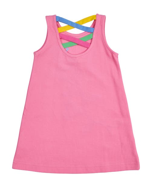 Shop Florence Eiseman Knit Dress With Tulips In Pink/multicolor
