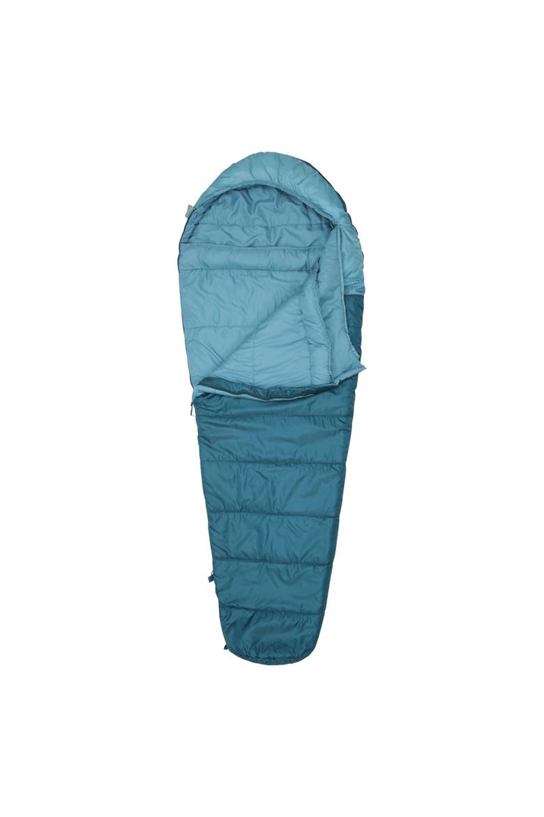Summit 250 Left Zip Mummy Sleeping Bag, Alternate, color, Petrol