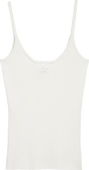 Courrèges Logo Rib Tank Top