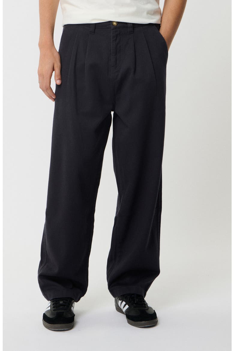 Disorder Twill Pants, Main, color, WASHED BLACK