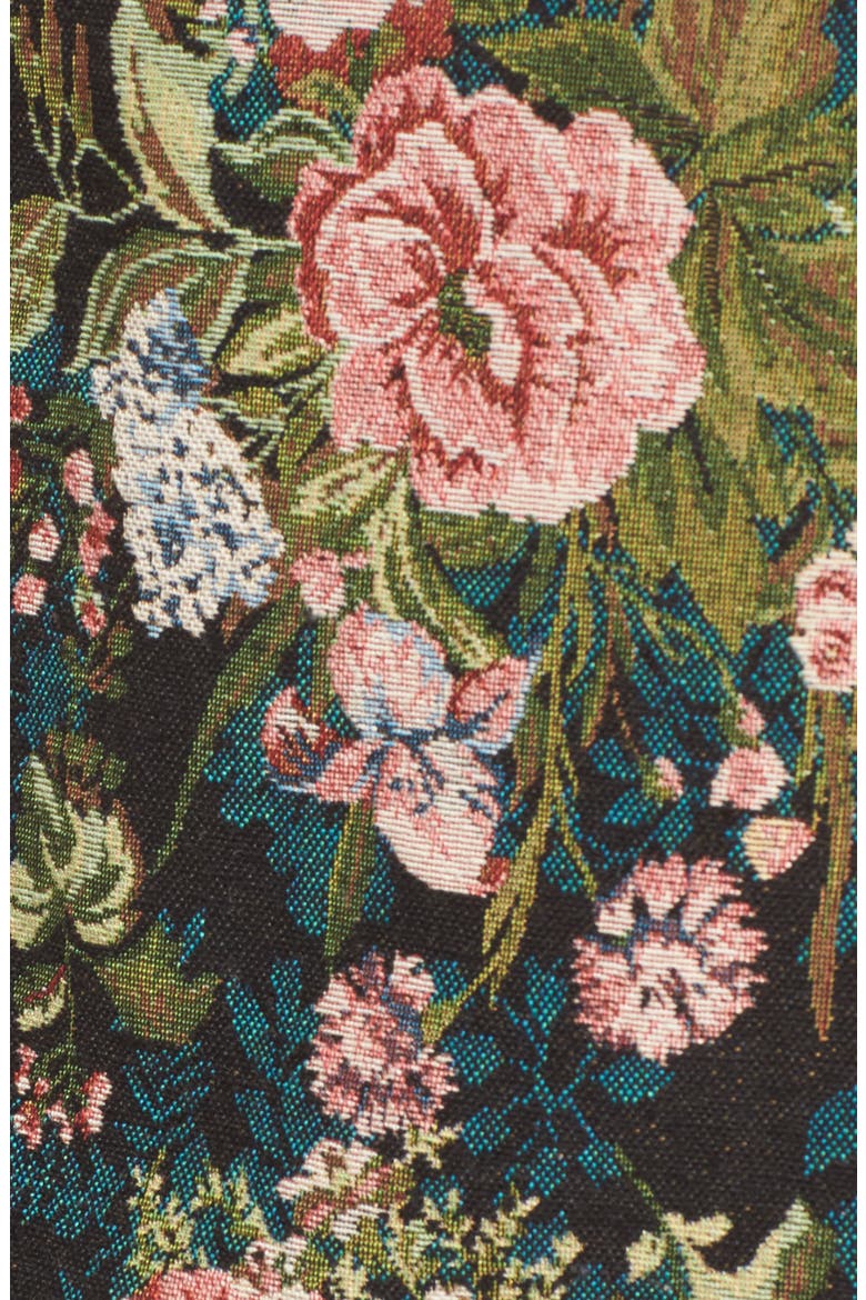 Tapestry Skort, Alternate, color, BLK ANTOINETTE BROCADE FLORAL