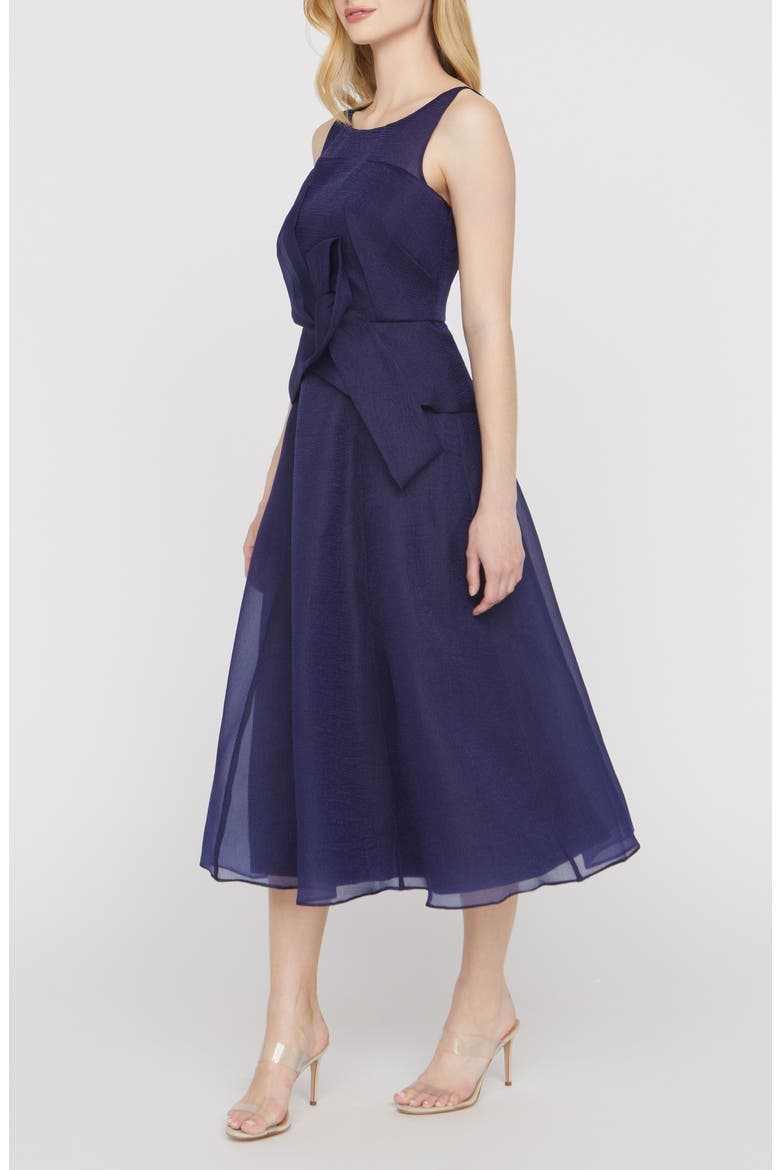 Hedi Organza A-Line Cocktail Dress, Alternate, color, TWILIGHT