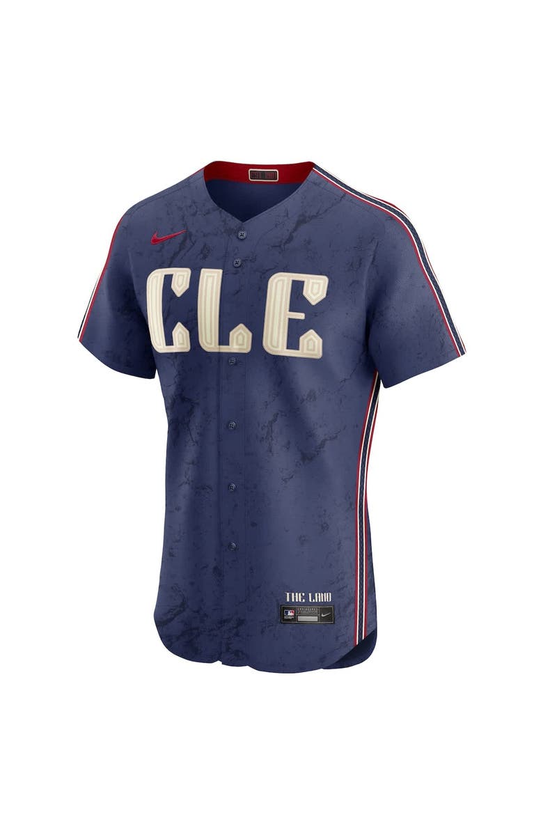 Nike Men's Nike Navy Cleveland Guardians City Connect Elite Jersey, Alternate, color, Navy