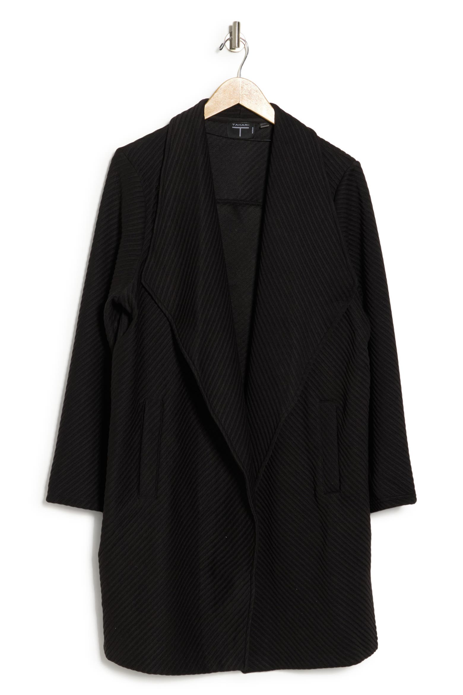 T Tahari Ottoman Waterfall Knit Topper (Women) | Nordstromrack