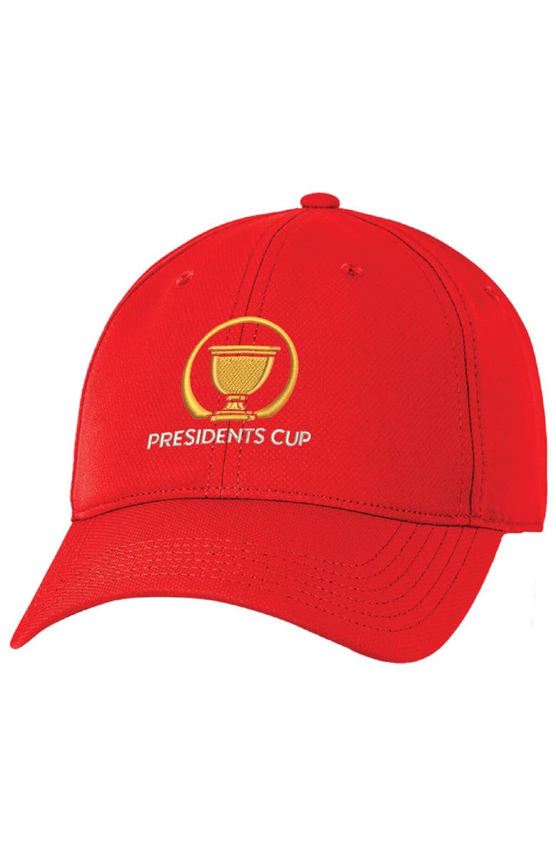 AHEAD Unisex Ahead  Red 2024 Presidents Cup  Frio Adjustable Hat, Main, color, 