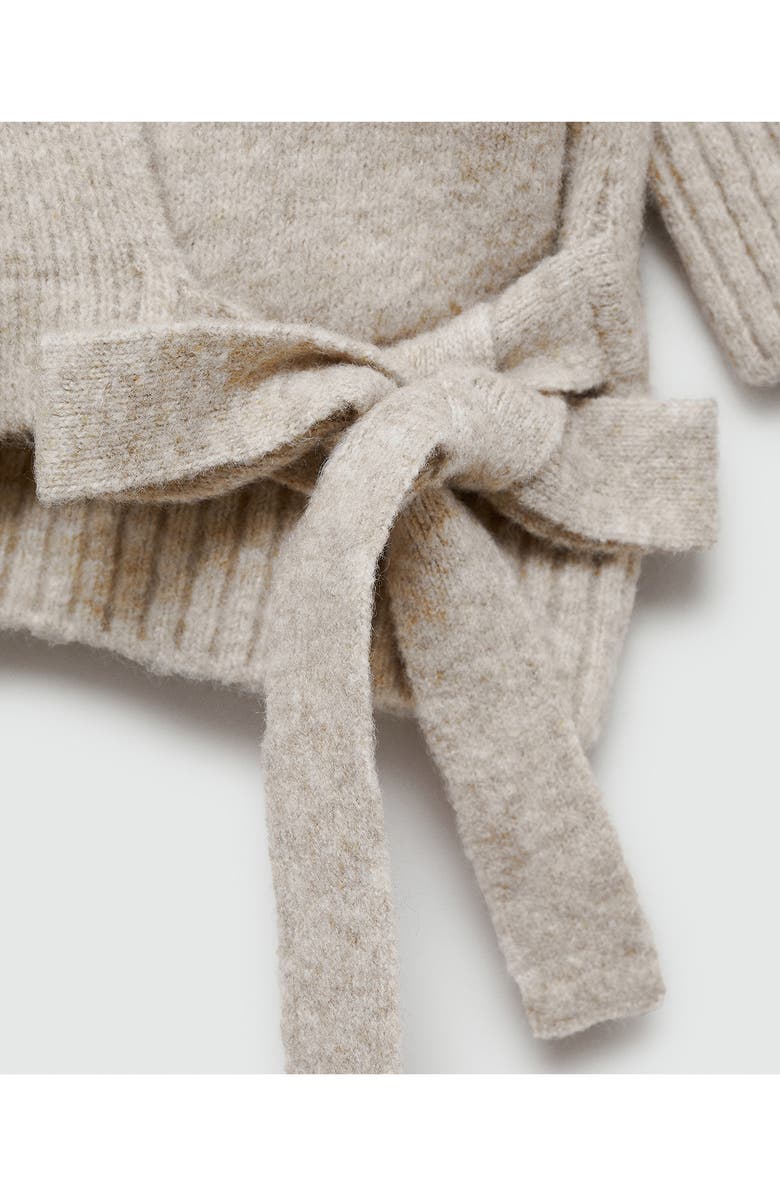 MANGO Oversize Wrap Cardigan, Alternate, color,