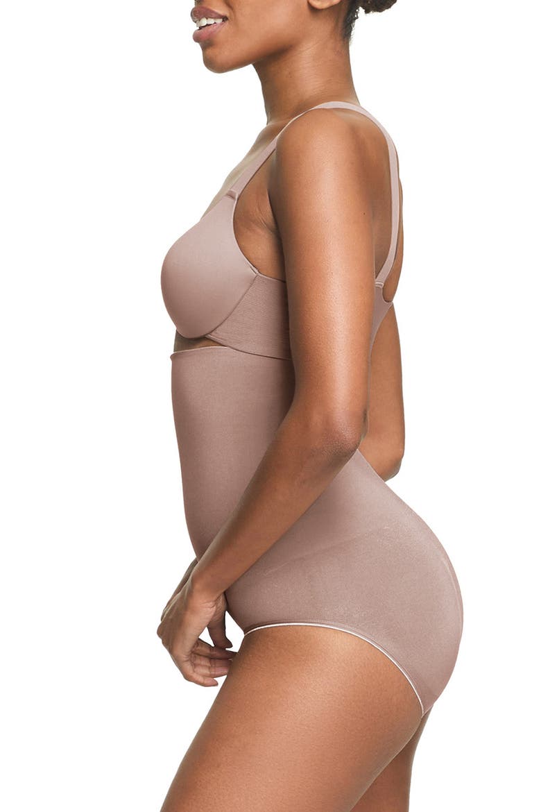 High Waist Shaping Panties, Alternate, color, CAFE AU LAIT