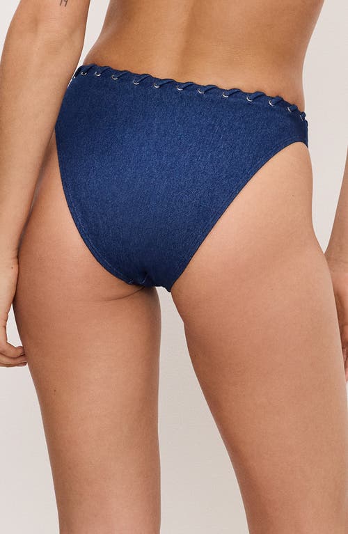 GOOD AMERICAN GOOD AMERICAN DENIM BIKINI BOTTOMS