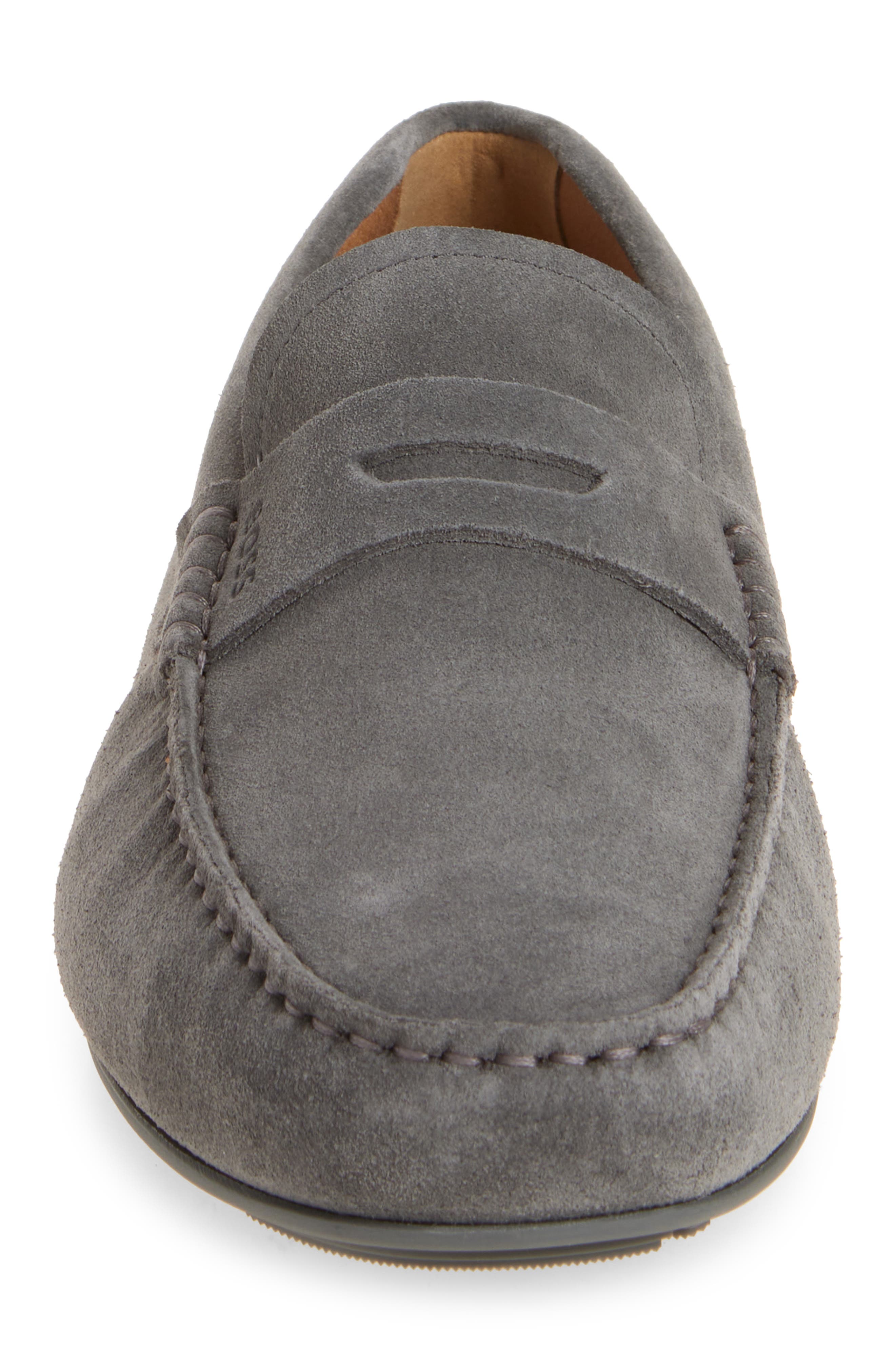 BOSS Noel Penny Loafer, Alternate, color, Medium Grey