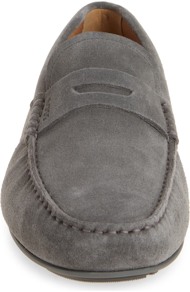 BOSS Noel Penny Loafer, Alternate, color, Medium Grey