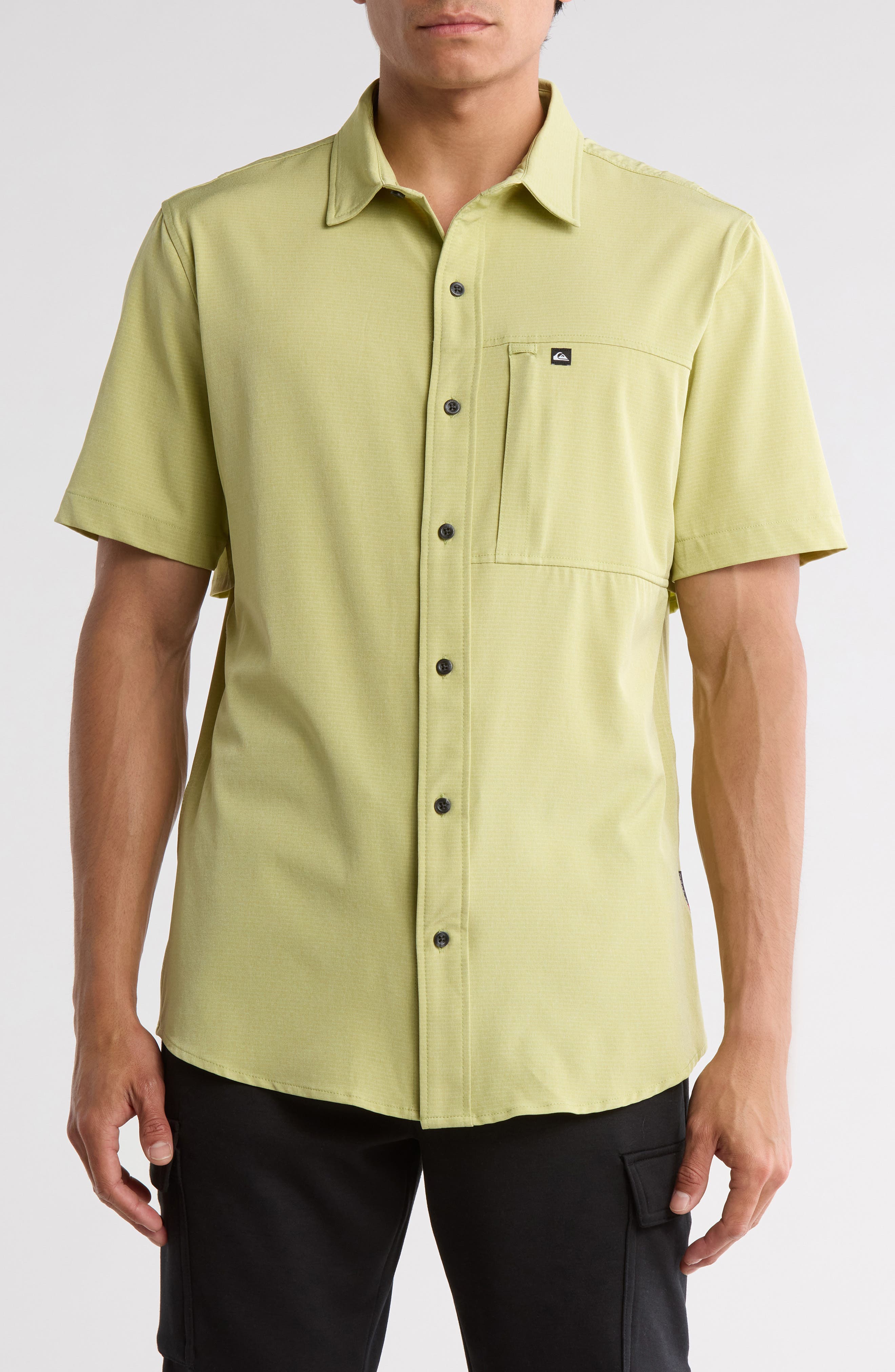 Quiksilver Alban Short Sleeve Button-Up Shirt