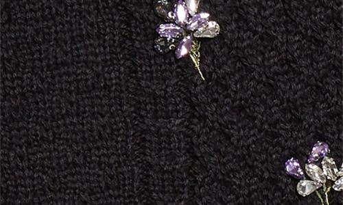 Cinq À Sept Rasa Beaded Cardigan In Black