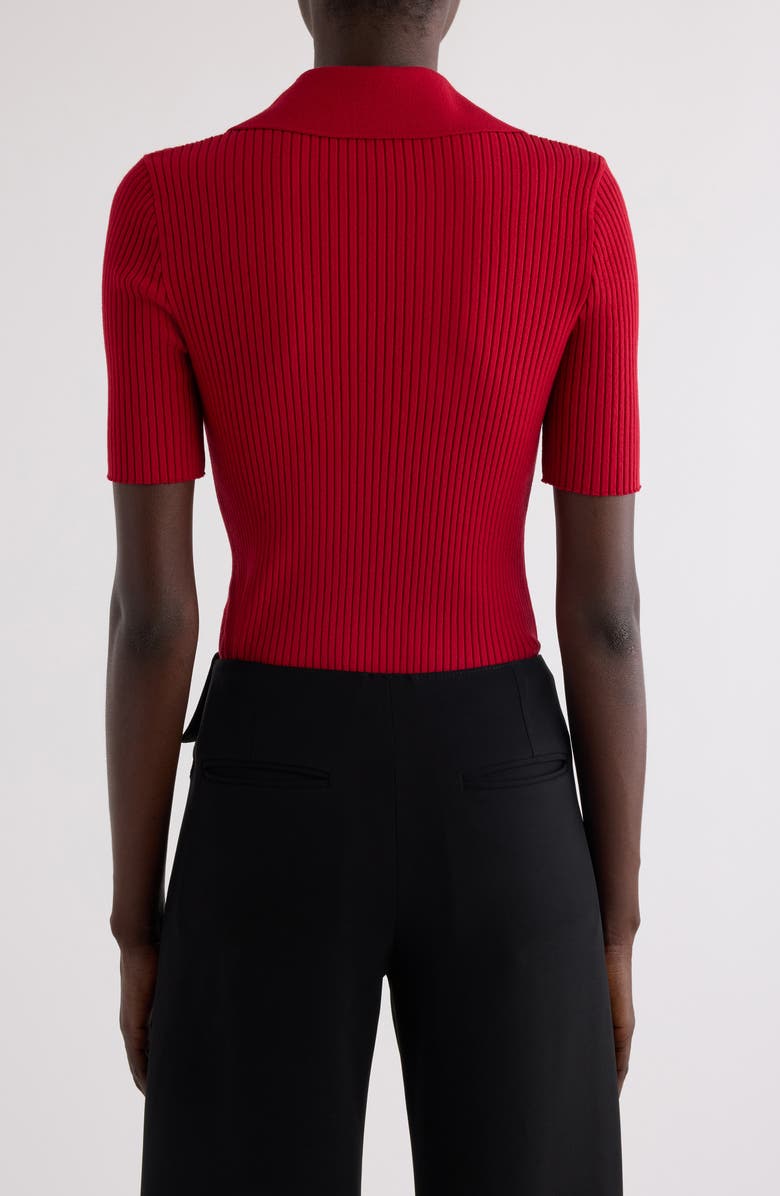 Courrèges Iconic Rib Polo, Alternate, color,