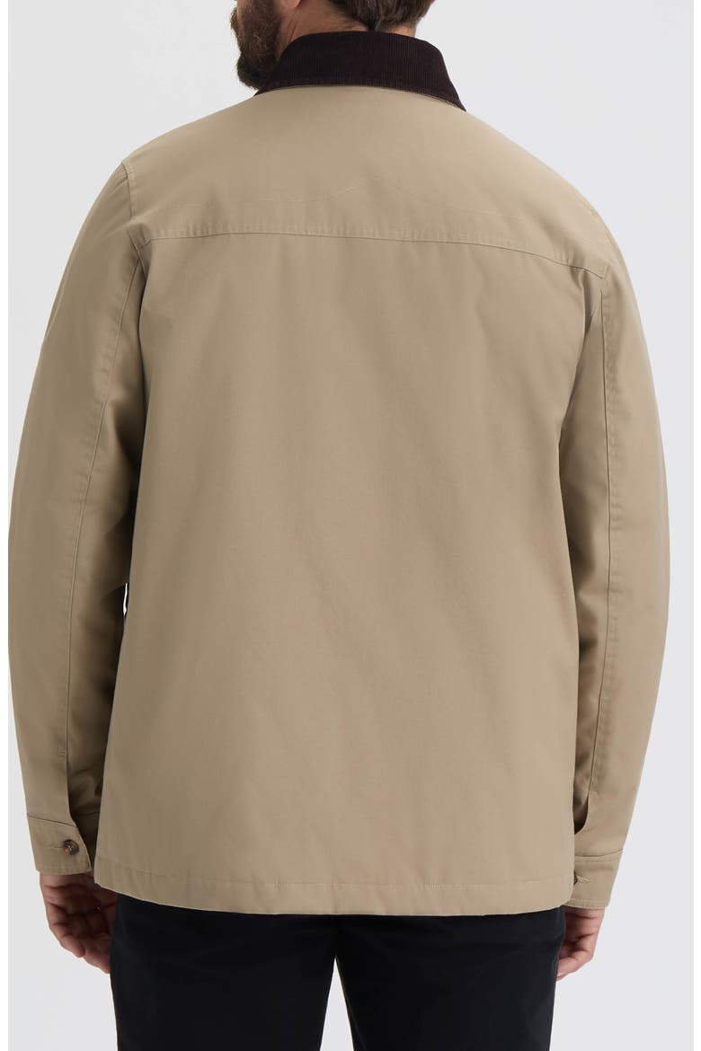 Water Repellent Canvas Barn Jacket, Alternate, color, TEAK