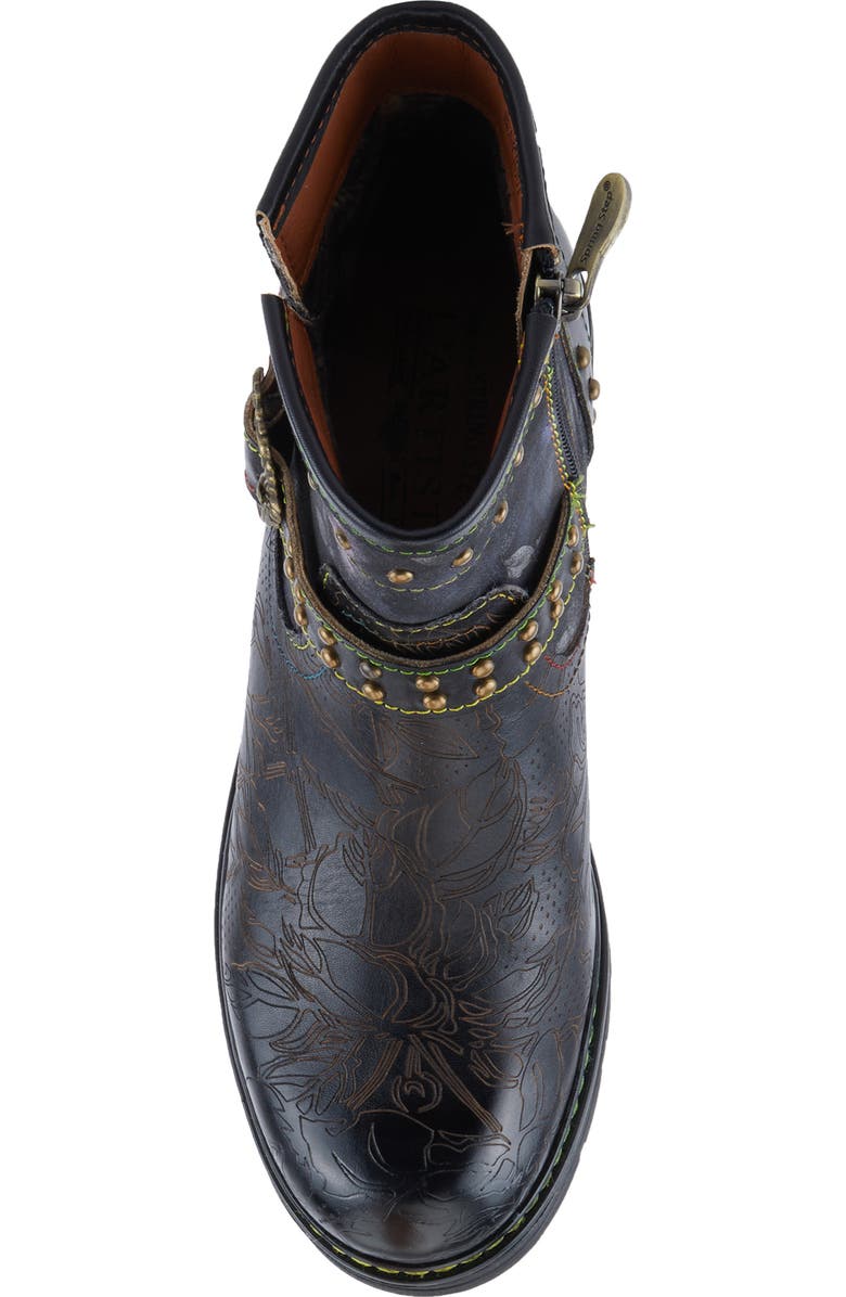 L'Artiste by Spring Step Branchout Platform Bootie, Alternate, color, Black Multi