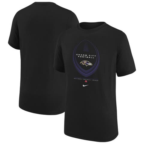 Youth Nike  Purple Baltimore Ravens Icon Legend Dri-FIT T-Shirt