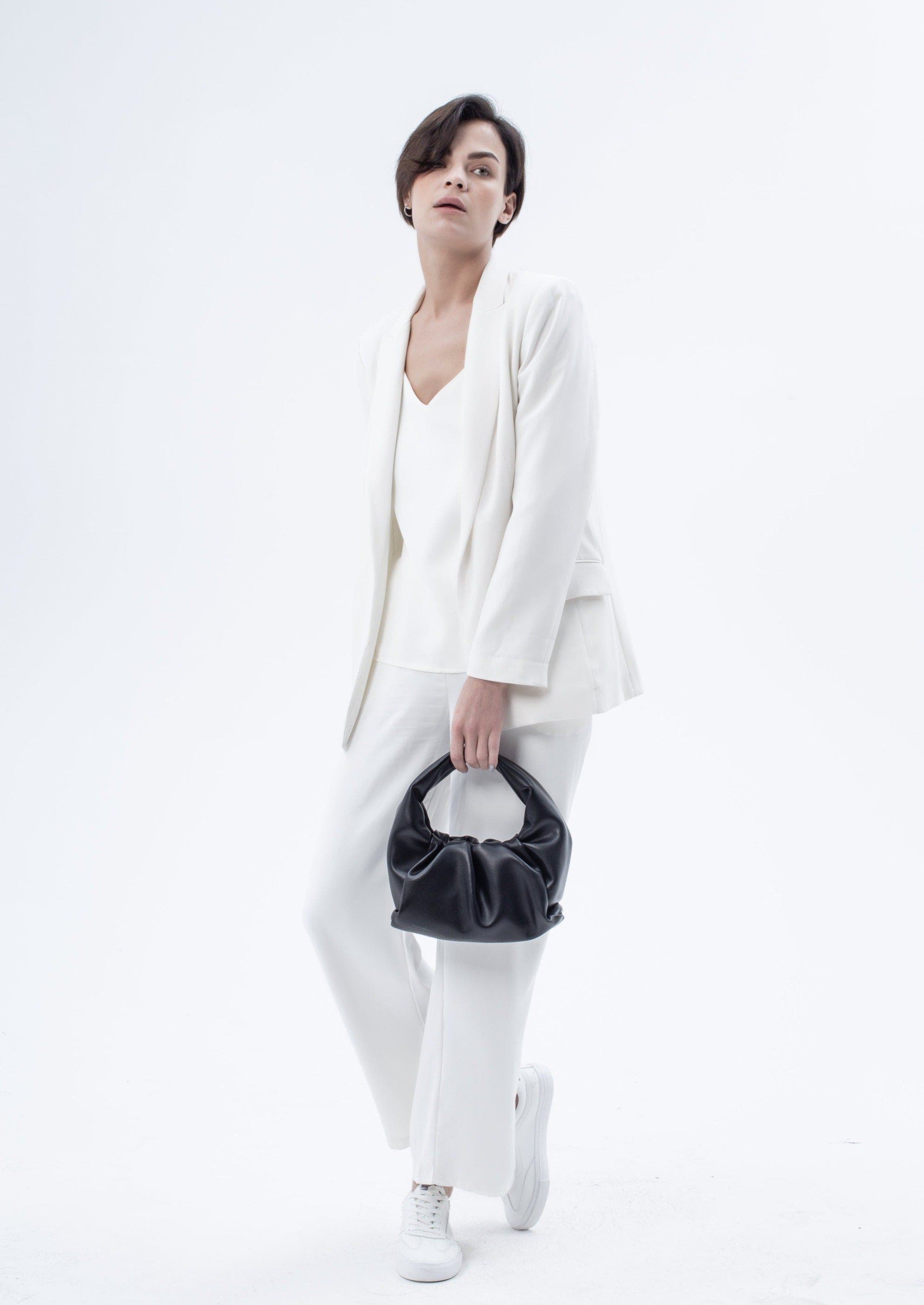 Bob Oré Blue Collection Marshmallow Handbag, Alternate, color, Black