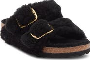 Birkenstock Arizona Big Buckle Teddy Genuine Shearling Sandal - Discontinued