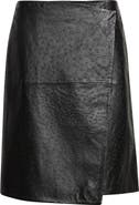 LOULOU DE SAISON Gora Leather Wrap Skirt