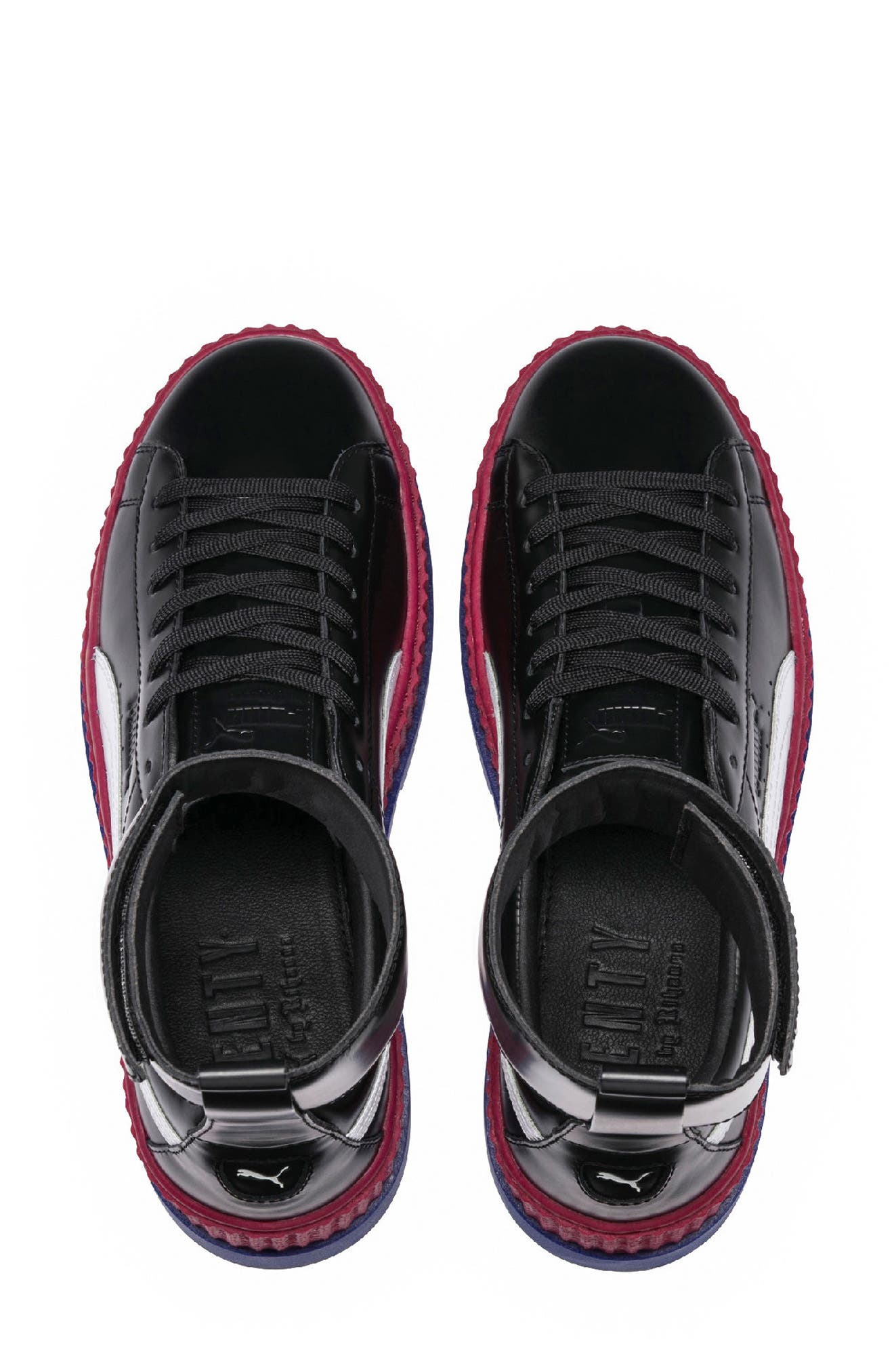 PUMA FENTY PUMA by Rihanna Ankle Strap Creeper Sneaker, Alternate, color, 