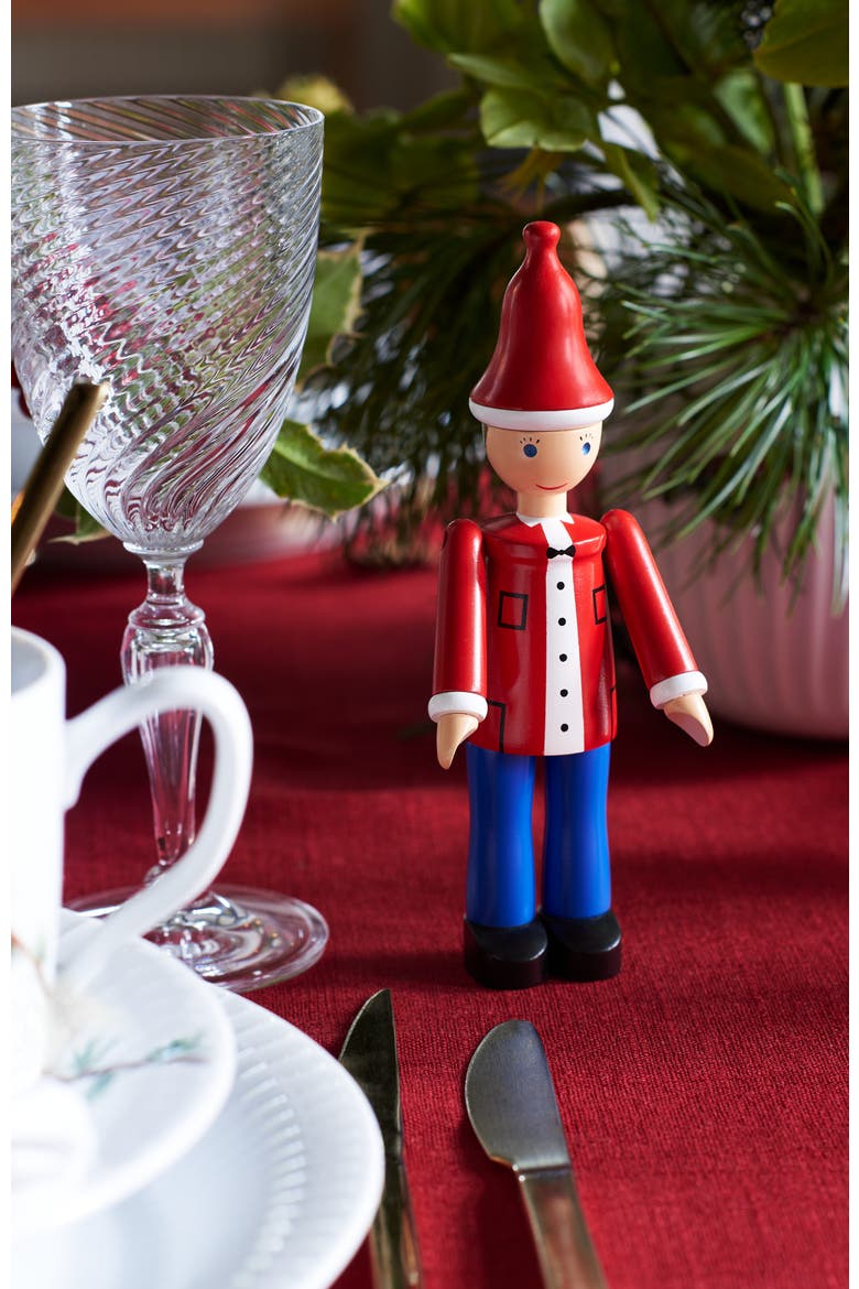 Kay Bojesen Christmas Ole, Alternate, color, Red/Blue/White