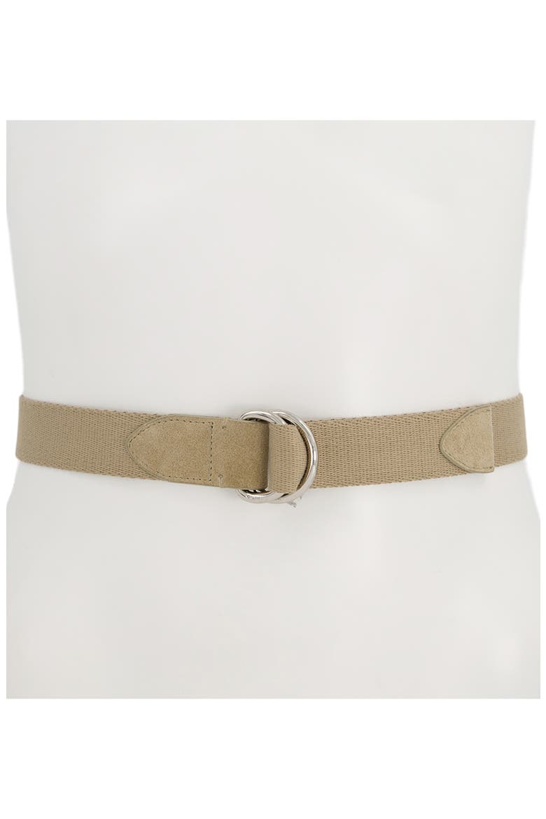 D-Ring Webbing Belt, Alternate, color, SANDBAR