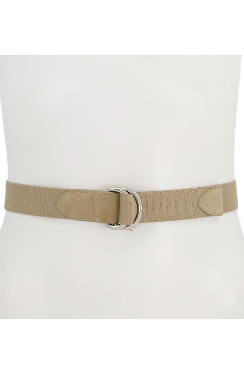 Vince D-ring Webbing Belt In Sandbar