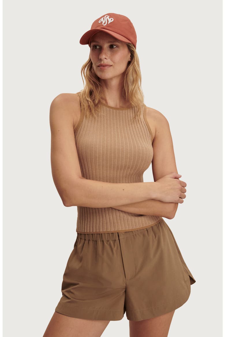 Hanson Rib Knit Tank, Alternate, color, MID TAN