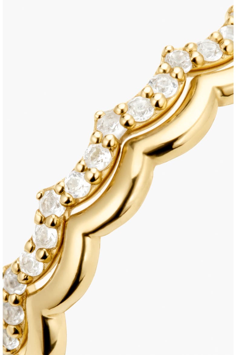 Scalloped Sapphire Stacker Set, Alternate, color, 18K Gold Vermeil