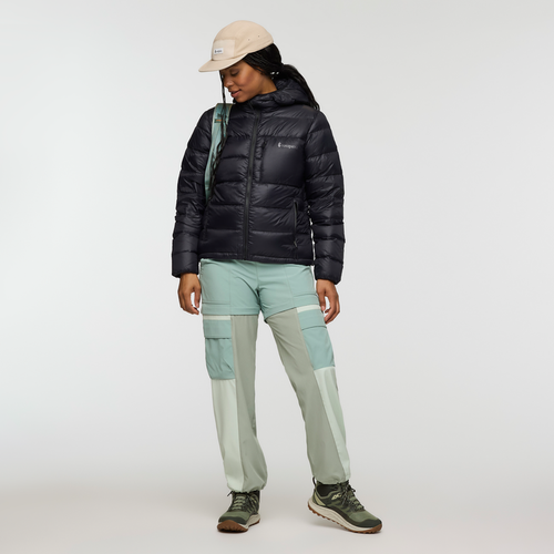 Cotopaxi Fuego Max Down Hooded Jacket In Black