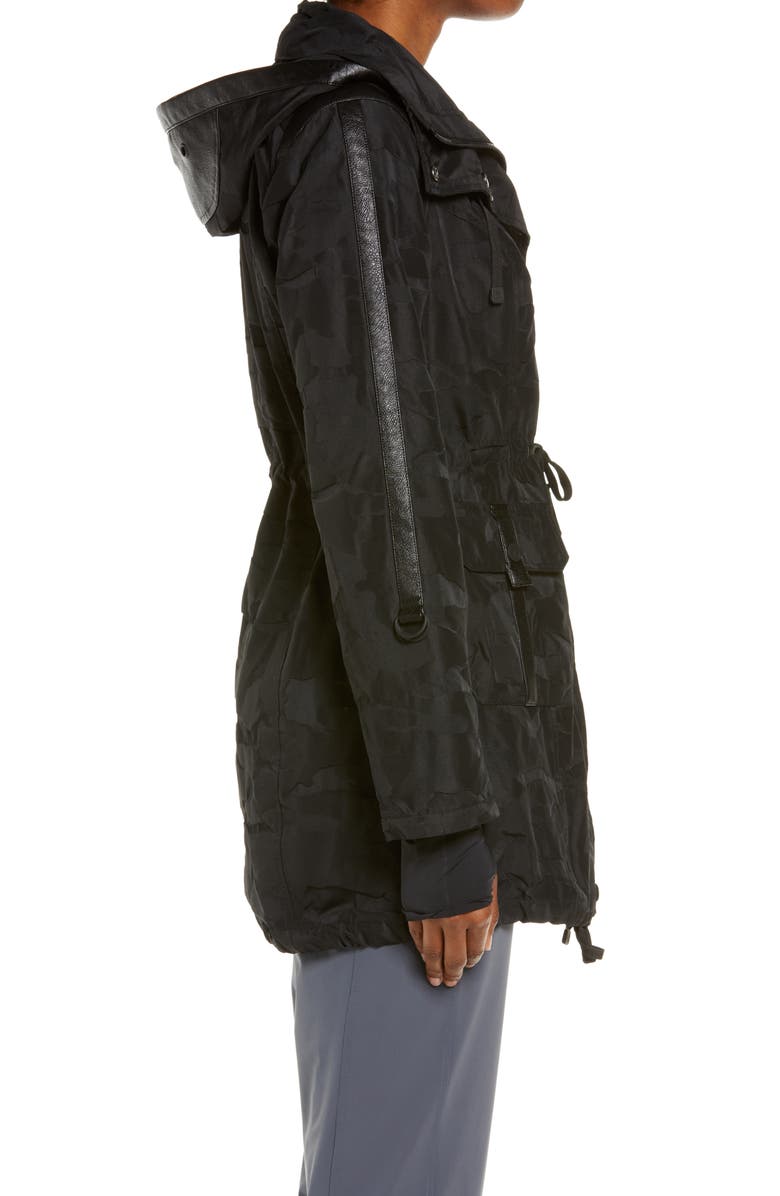 Blanc Noir Camo Hooded Anorak, Alternate, color,