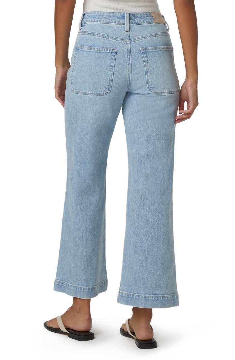 PAIGE Leenah Patch Pocket Wide Leg Jeans, Alternate, color, Olevia