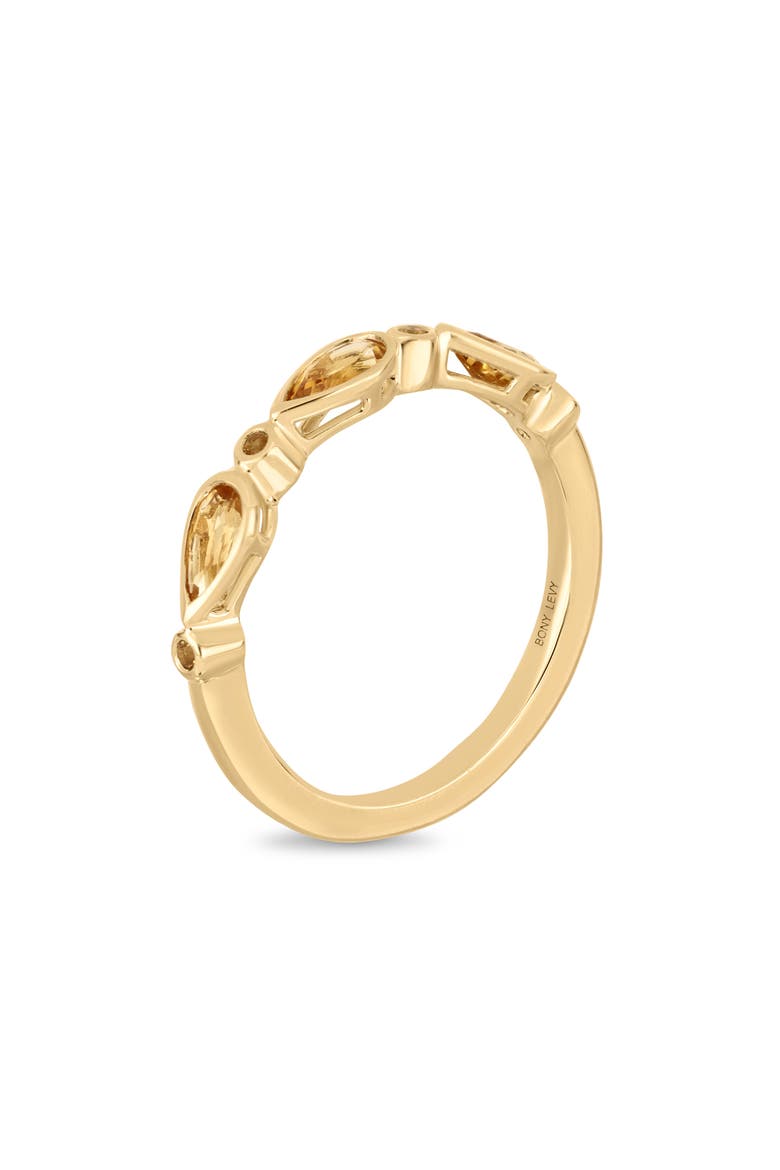 Color Stackable Ring (Online Trunk Show), Alternate, color, 14K YELLOW GOLD /CITRINE