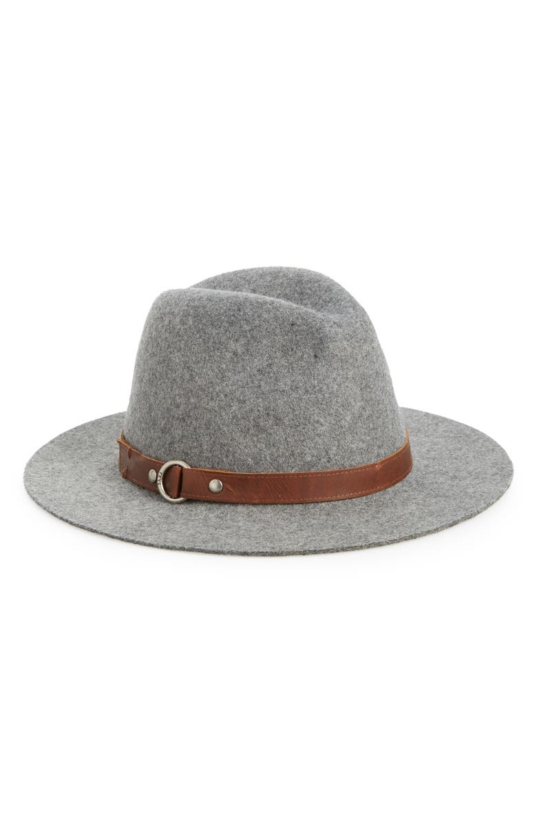 Frye Harness Wool Felt Panama Hat, Main, color,