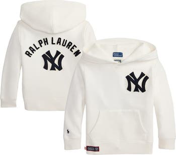Toddler Polo Ralph Lauren Cream Yankees Fleece Hoodie