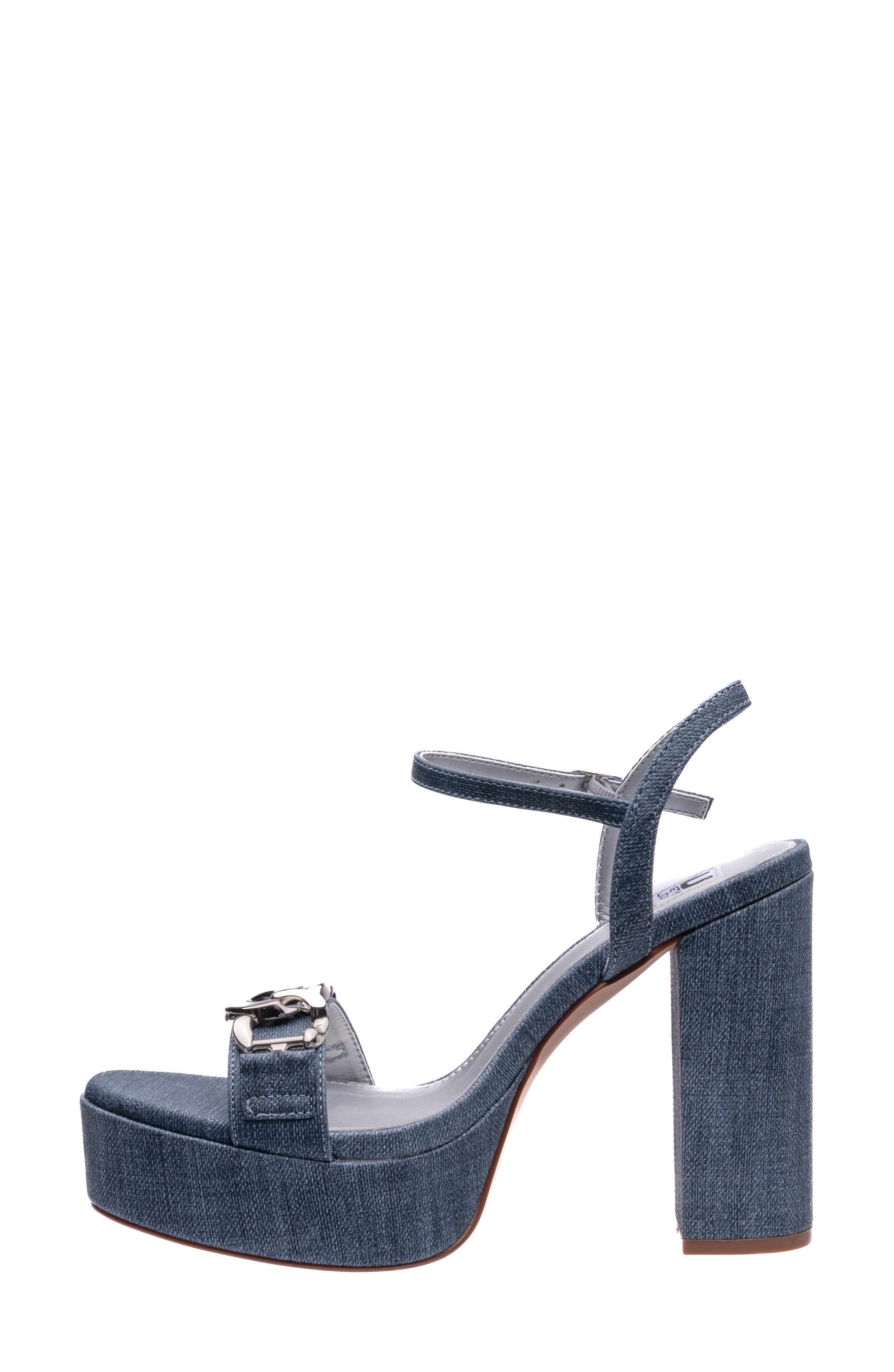Darling Platform Heeled Sandal, Alternate, color, BLUE DENIM