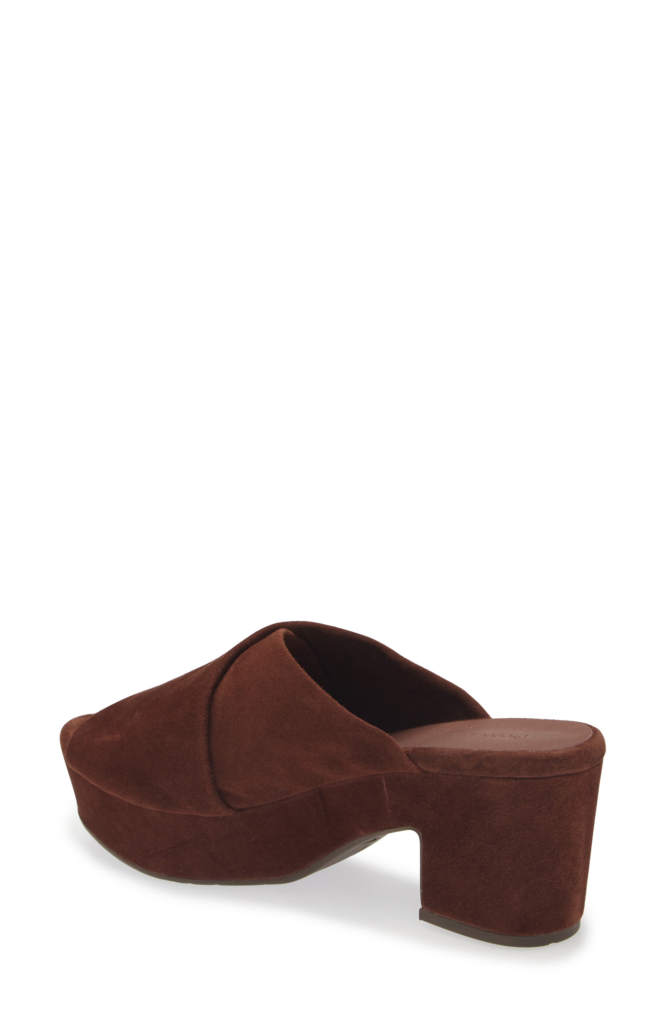 Chocolat Blu Georgette Platform Slide Sandal, Alternate, color, Chocolate