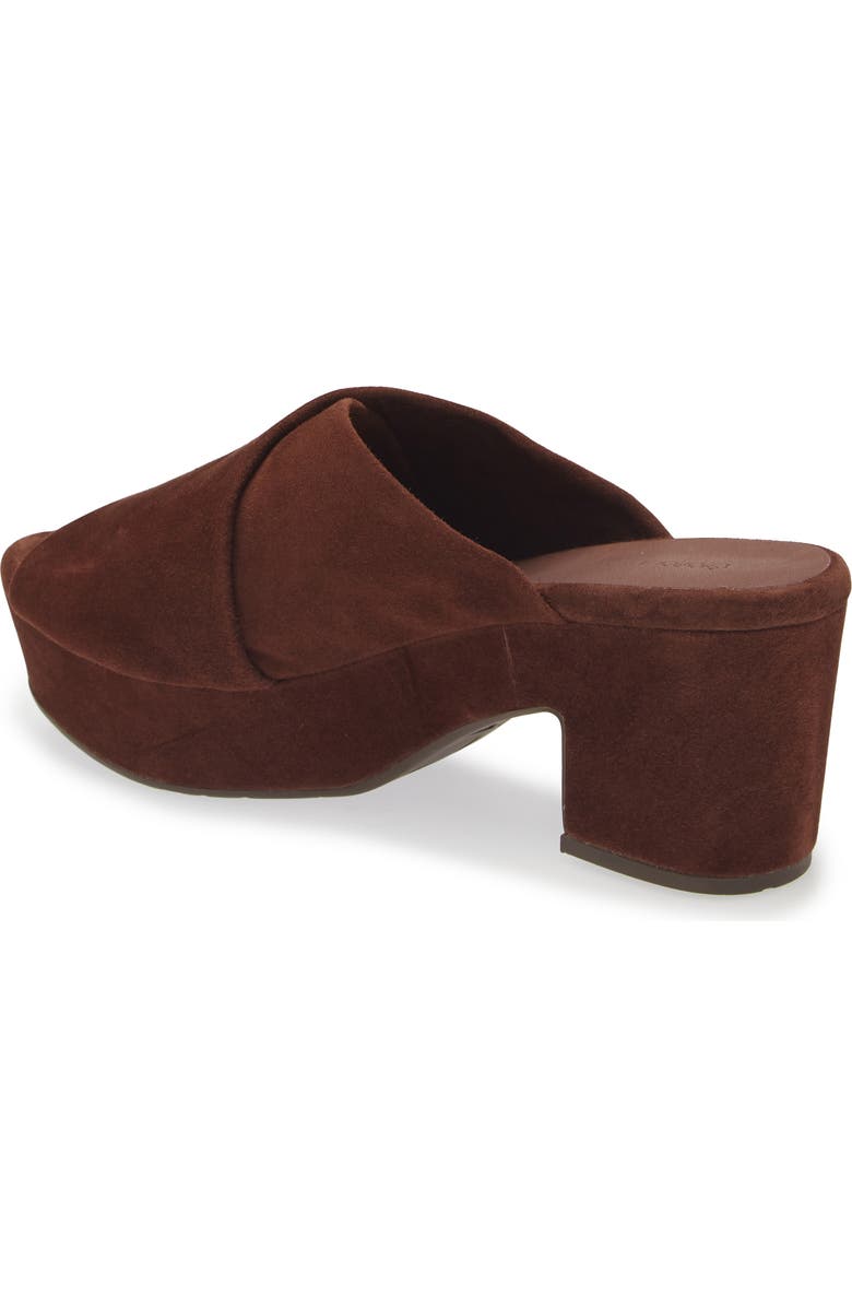 Chocolat Blu Georgette Platform Slide Sandal, Alternate, color, Chocolate