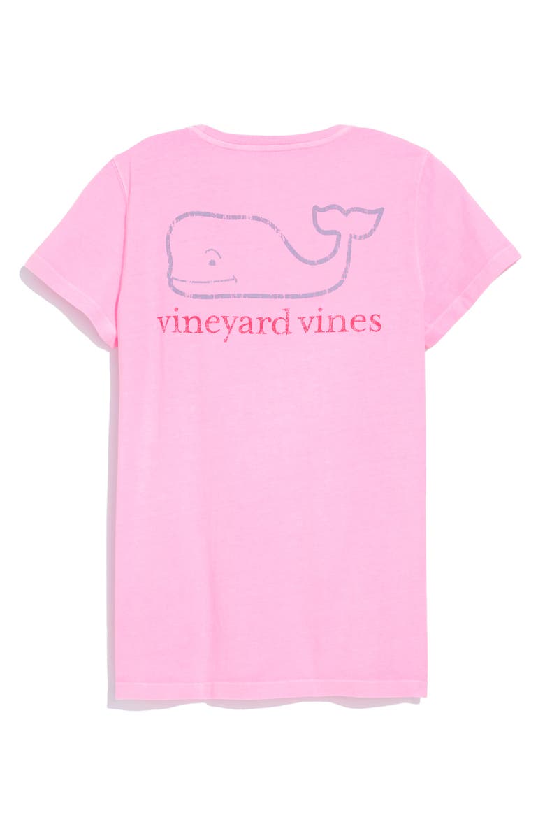 vineyard vines Whale Pocket Cotton Graphic T-Shirt, Alternate, color, Neon Bloom