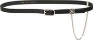 AMIRI MA Chain Skinny Leather Belt