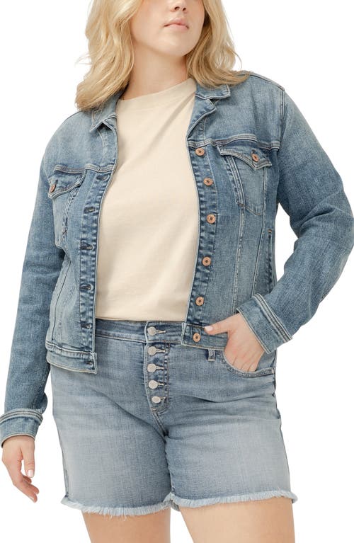 SILVER JEANS CO. SILVER JEANS CO. FITTED DENIM JACKET